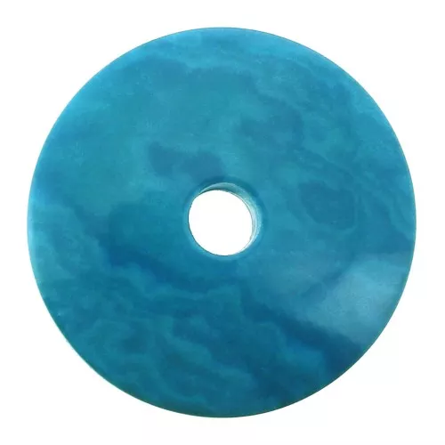 Rondella / Disco piatto tagua 20 mm Turchese x1
