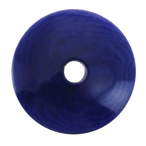 Rondella / Disco piatto tagua 20 mm Blu marino x1