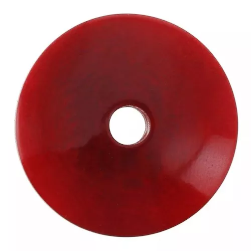 Rondella / Disco piatto tagua 20 mm Rosso x1