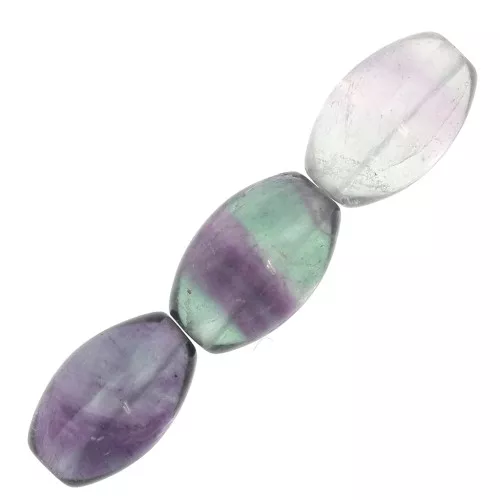 Perline Fluorite olive mm. 12x8 x5
