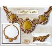 Cabochon di vetro di Puca® 18 mm Opaque Jonquil Bronzo x 1