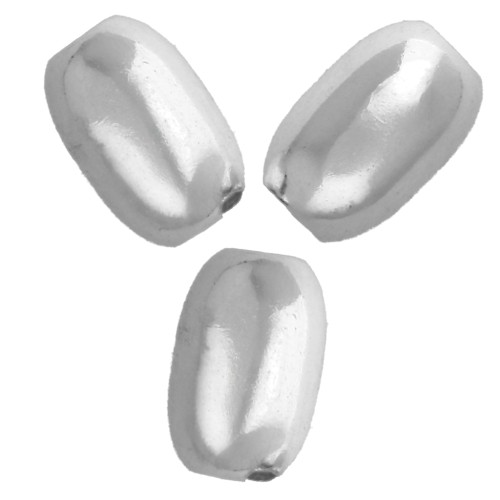 Ovaline Argento mm. 4,5x3 x10