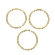 Anellini aperti 8x0.76 mm in Gold filled x10|raw }}