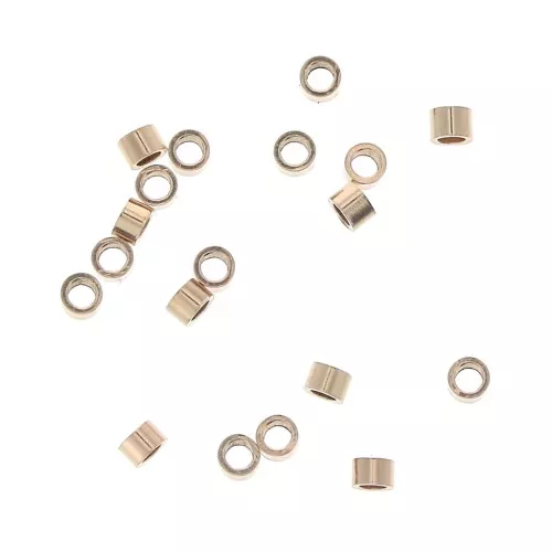 Schiaccini 1x1.6 mm Rose Gold filled x50