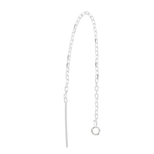Orecchini catena in Argento 925 80 mm x2