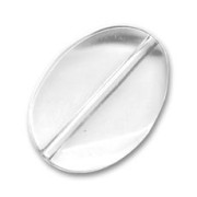 Olive piatte attorcigliate mm. 25x18 Crystal x1|raw }}