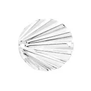 Distanziatore conchiglia effetto piega 20 mm Placcatura argento finoper bijoux DIY x1
