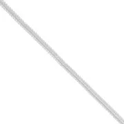 Catena serpentina mm. 2,6 Placcatura argento fino xm. 1