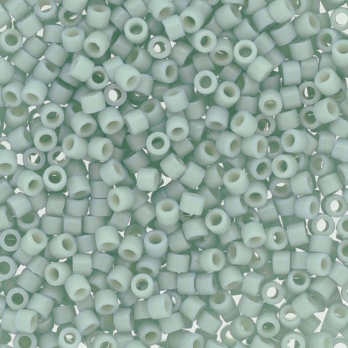 Miyuki Delica Duracoat 11/0 DB2356 - Opaque Dyed Pale Turquoise x8g