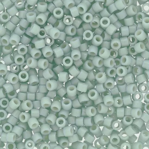 Miyuki Delica Duracoat 11/0 DB2356 - Opaque Dyed Pale Turquoise x8g