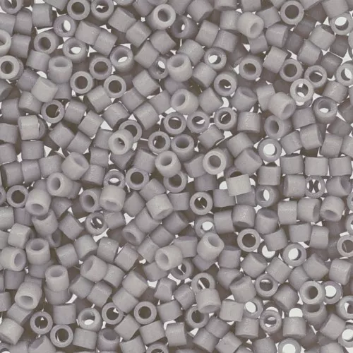 Miyuki Delica Duracoat 11/0 DB2366 -  Opaque Dyed Mist Gray x8g