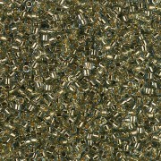 Miyuki Delica 11/0 DB2522 - 24kt Gold Lined Light Aqua x5g