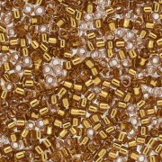 Miyuki Delica 11/0 DB2524 - 24kt Gold Lined Pale Rose x5g