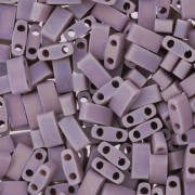 Miyuki Half Tila Beads 5x2.3x1.9 mm  HTL-410FR - Matte Opaque Mauve AB x10g|raw }}