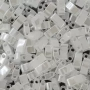 Miyuki Half Tila Beads 5x2.3x1.9mm HTL-511 - Crystal Ceylon x10g