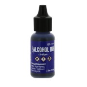 Inchiostro trasparente a base d'alcool Adirondack Tim Holtz 14ml Indigo|raw }}