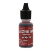 Inchiostro trasparente a base d'alcool Adirondack Tim Holtz 14ml Red Pepper x1|raw }}
