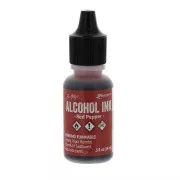 Inchiostro trasparente a base d'alcool Adirondack Tim Holtz 14ml Red Pepper x1