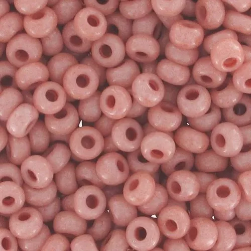 Perle di semi Preciosa 9/0 2,5 mm - Rosa chiaro opaco x250g