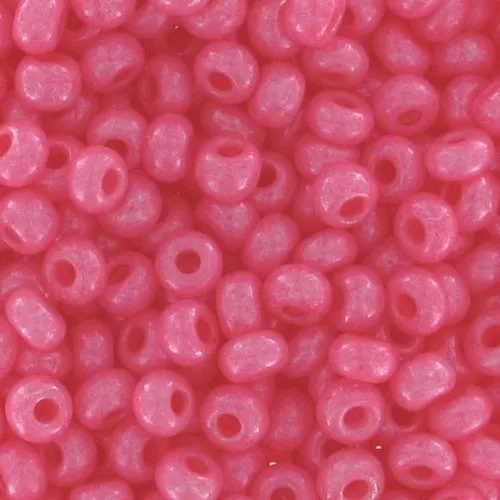 Perle di semi Preciosa 9/0 2,5 mm - Rosa opaco x250g