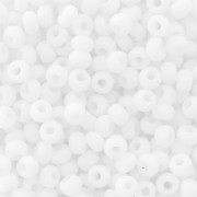 Preciosa Perle di semi 11/0 2 mm - Bianco opaco opaco x250g|raw }}