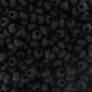 Perle Preciosa 11/0 2 mm - Jet Mat x250g
