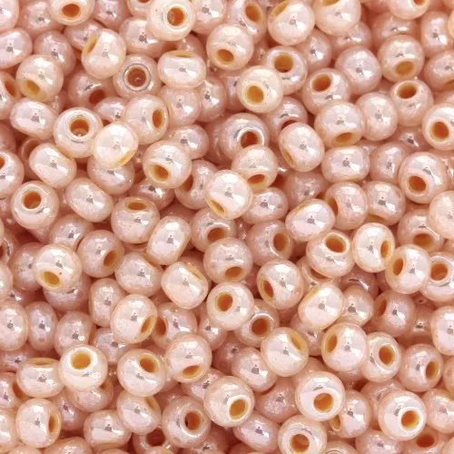 Perle di semi Preciosa 9/0 2,5 mm - Salmone perlato x250g
