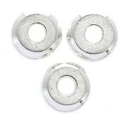 Distanziatori a rondelle Heishi 4x1.8 mm Placcatura argento fino x20|raw }}