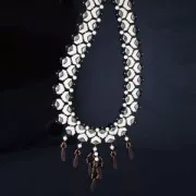 Perline in vetro Chevron Beads 10x4 mm Gold Mat x30