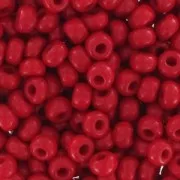 Perla Preciosa 11/0 da 2 mm - Rosso opaco x 20 g