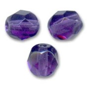 Sfaccettate mm 6 Purple Velvet x25