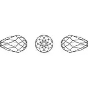 Pere PureCrystal 5500 Crystal AB mm. 12x8 x2