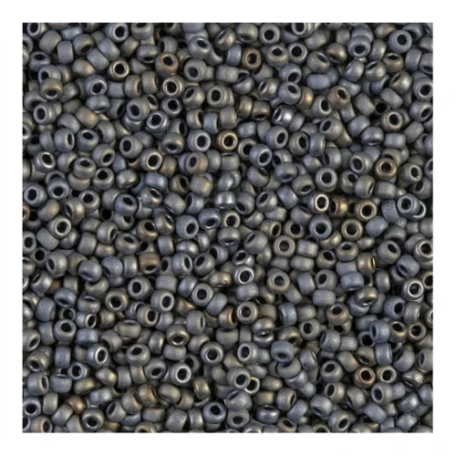 Rocaille Miyuki 15/0 2002 - Mat Met Silver Gray