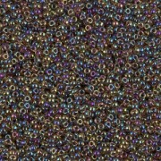 Rocaille Miyuki 15/0 357 - Root Beer Lined Light Topaz AB
