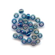 Perline Miyuki 15/0 455 - Blu iris variegato metallizzato x8g