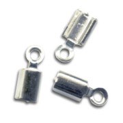 Chiudicordoncino tondo mm. 2 in Argento 925 x10|raw }}