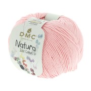 Cotone Natura Just Cotton DMC - Filato di cotone Rosa confetto (n°404) x 155m|raw }}