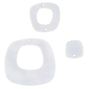 Set di 3 distanziatori asimmetrici in plexiglas - Fiori tropicali