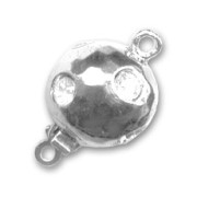 Chiusura Strass PureCrystal Rhodié mm. 10|raw }}