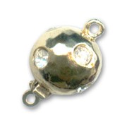 Chiusura Strass PureCrystal placcata dorato mm. 10|raw }}