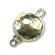 Chiusura Strass PureCrystal placcata dorato mm. 10