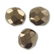 Sfaccettate mm 8 Gold Bronze x20|raw }}