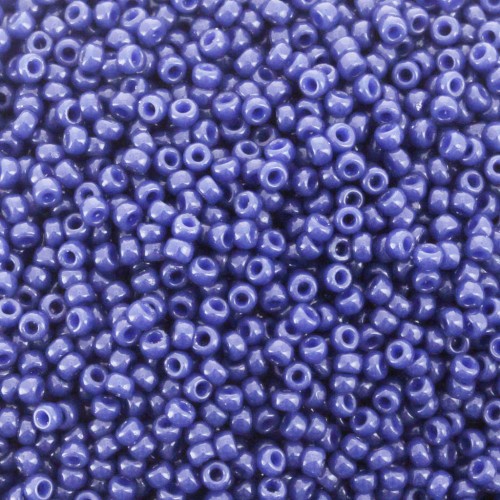 Rocaille Miyuki Duracoat 15/0 4493- Opaque Dyed Navy Blue x8g