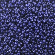 Rocaille Miyuki Duracoat 15/0 4494- Opaque Dyed Indigo Navy Blue x8g