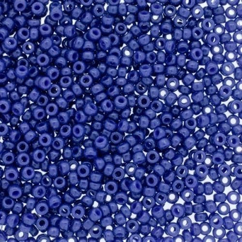 Rocaille Miyuki Duracoat 11/0 4493- Opaque Dyed Navy Blue x8g