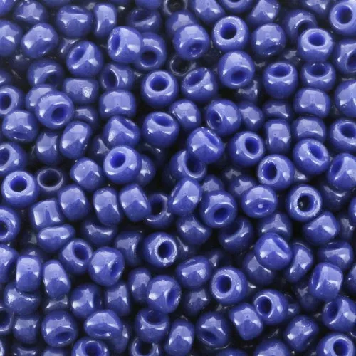 Rocaille Miyuki Duracoat 8/0 4493 - Opaque Dyed Navy Blue x8g