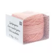 Filo 100 % cotone per uncinetto - Rico Design - speciale merletto - Rosa x 5g