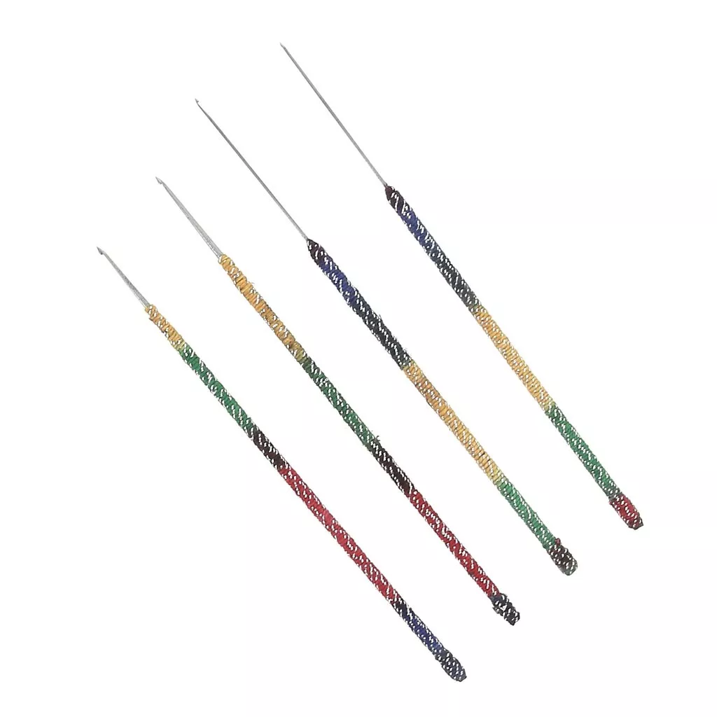 Camtiac Addi – Set 4 Uncinetti Tunisini A Doppia Testa – Spessori 4,5 – 5 – 5,5 – 6 Mm, In Alluminio Con Custodia