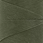 Bobina di filo cerato Linhasita per micro macramè 0,75 mm - Verde militare (90) x228m
