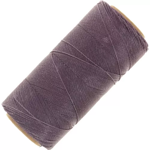 Bobina di filo cerato Linhasita per micro macramè 0,5 mm - Malva (232) x335m